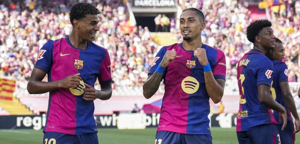 التشكيل الرسمي لـ« برشلونة وخيتافي» في الدوري الإسباني