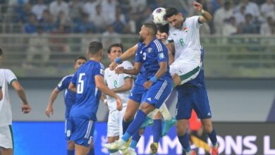 انتهاء مباراة الكويت والعراق بتصفيات كأس العالم بدون أهداف