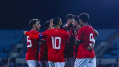 شاهد..كيف احتفل حسام حسن ولاعبو المنتخب بمحمد صلاح "صور"