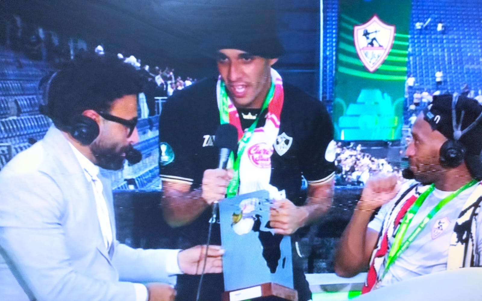 ناصر منسي أفضل لاعب في نهائي كأس السوبر الإفريقي