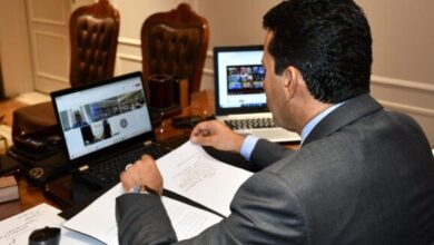 وزير الرياضة يفتتح المؤتمر العربي للتطوير المهني عبر الفيديو كونفرانس 2024