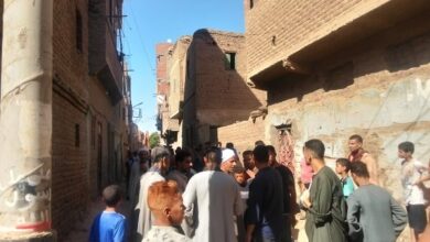 إصابة زوجين وابنائهما في إنهيار منزل بأسيوط