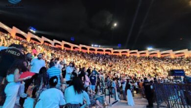 بحضور الآلاف.. افتتاح المسرح الروماني بعد تطويره بمركز مارينا العلمين السياحي