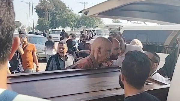 تشييع جنازة الفنانة شروق من مسجد السيدة نفيسة