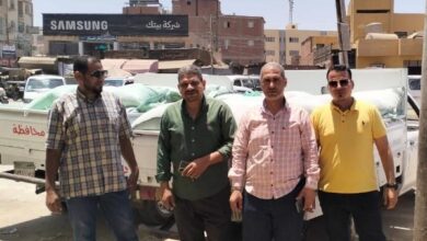 تموين بني سويف يضبط 77 جوال دقيق مدعم داخل أحد المخازن بإهناسيا