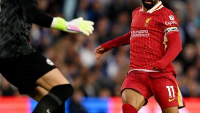 جماهير ليفربول تشعل الأجواء وتهاجم محمد صلاح بعد مباراة برايتون في الدوري الانجليزي