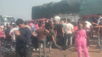 حادث مروع على طريق مرسى علم