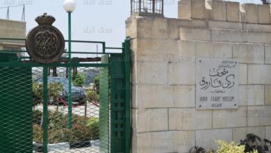 حريق حلوان بعيد عن متحف ركن الفاروق