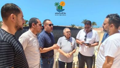 رئيس جهاز القرى السياحية يتفقد الأعمال الأخيرة بالمسرح الرومانى