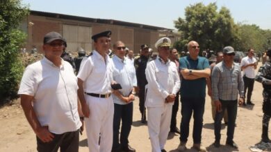 محافظ القليوبية يقود حملة مكبرة لإزالة التعديات على الأراضي الزراعية بقليوب