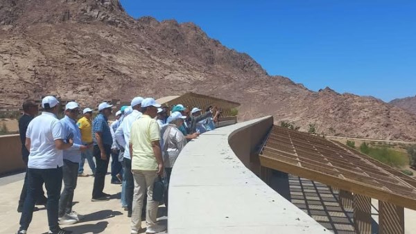 محلية النواب تتفقد مشروع موقع التجلي الأعظم .. صور