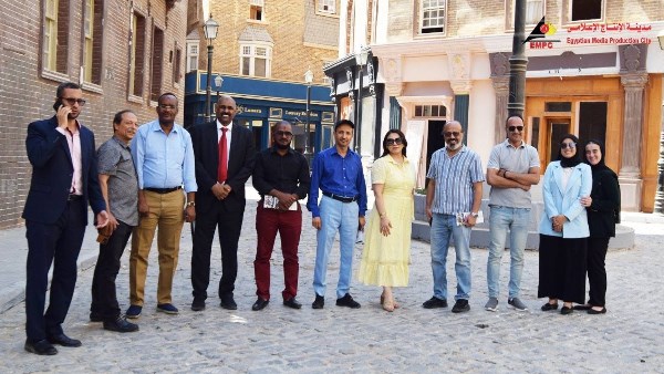 وفد اتحاد إذاعات وتليفزيونات دول منظمة التعاون الإسلامي يزور مدينة الإنتاج الإعلامي